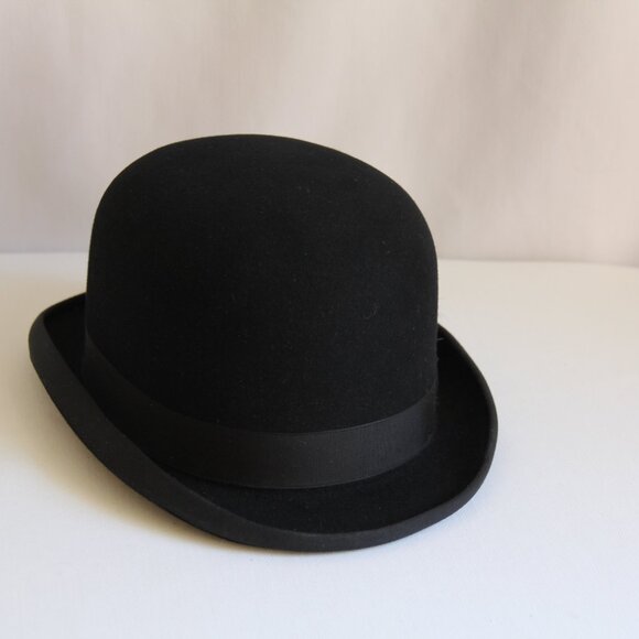 Stetson Sovereign Equestrian Black Derby Size 6 7/8. High Quality main image 5